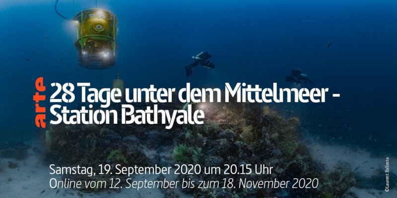 TV-Doku Tipp - ARTE: 28 Tage unter dem Mittelmeer - TV-Doku am 19.09. auf ARTE : 28 Tage unter dem Mittelmeer - Station Bathyale