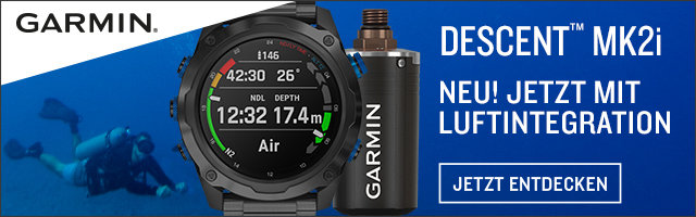 GARMIN MK2i - mehr als ein Tauchcomputer - Garmin Mk2i - Tauchcomputer und Smartwatch