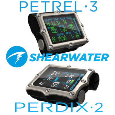 Modellpflege Shearwater Perdix2 und Petrel3 - Shearwater gibt dem Perdix und dem Petrel ein Update