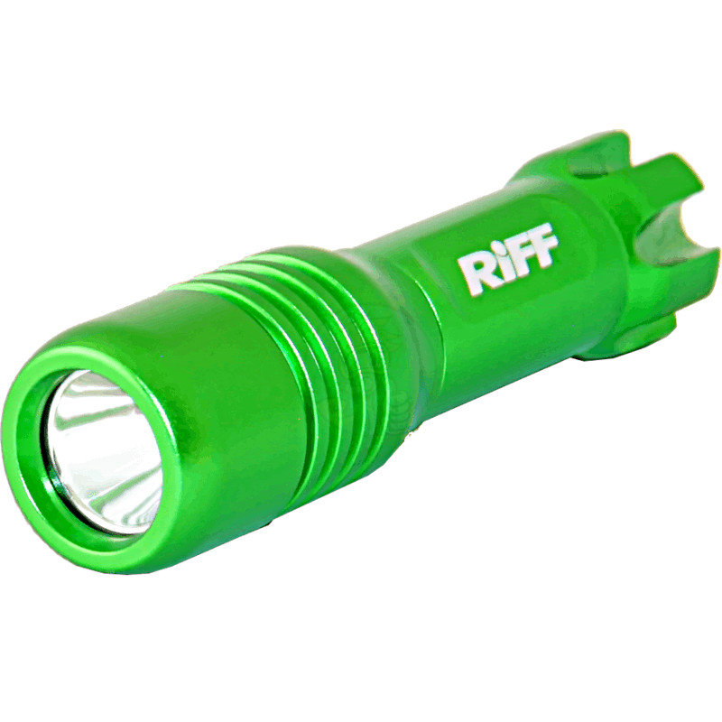 Riff Set Micro schwarz mit Ladegerät und Akku LED Mini Tauchlampe 