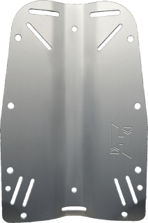 Halcyon Backplate Aluminium ohne Bebänderung