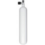 3 Liter Stahlflasche weiß 300 bar