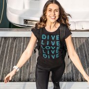 Dive Live Love T-Shirt Damen
