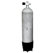 12 Liter Stahlflasche lang 200 Bar Hot Dipped