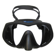 Halcyon H-View Maske schwarz plus Noeprenmaskenband