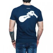 Suex Silhouette T-Shirt blau M