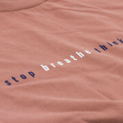 Stop Breathe T-Shirt braun Herren XXL