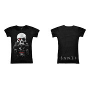 Santi T-Shirt Lady Skull M