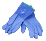 Showa Handschuhe blau gerade mit Innenhandschuh M