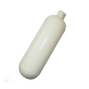 1 Liter Stahlflasche 200 bar Monoventil W21,8 Edelgas